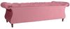 Ivette Sofa 3-Sitzer Samtvelours Rose Buche Nussbaumfarben Bild 3