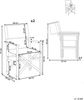Gartenstuhl 2er Set CINE Akazienholz Grau Bild 3