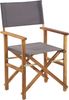 Gartenstuhl 2er Set CINE Akazienholz Grau Bild 4