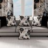 PETTI Artigiani Italiani - Paar Kissenbezüge 35x35 cm aus Mikrofaser, Dekokissen für Schlafzimmer, Sofa, Wohnzimmer, Set mit 2 Kissenbezügen, Blumenmuster 06 7, 100% Made in Italy Bild 3