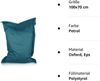 BuBiBag XXL Sitzsack, Outdoor Sitzsäcke für Kinder und Erwachsene, Bodenkissen Beanbag Fatboy wetterfest (Petrol 100x70 cm) Bild 4