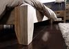Bett Sheesham 180x200x75 grau geölt NATURE GREY #212 Bild 5