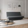 MOEBLO Schlafsofa BELFI, Clic-Clack Schlafsofa aus Webstoff für Wohnzimmer mit Federkern, Kipp- & Klappfunktion, modernes Polstersofa – Eleganz und Komfort vereint, (BxHxT):192x95x92 cm - mit Bettkasten und Schlaffunktion Bild 4