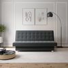 MOEBLO Schlafsofa BELFI, Clic-Clack Schlafsofa aus Webstoff für Wohnzimmer mit Federkern, Kipp- & Klappfunktion, modernes Polstersofa – Eleganz und Komfort vereint, (BxHxT):192x95x92 cm - mit Bettkasten und Schlaffunktion Bild 3