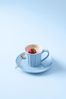 Tasse Kaffeetasse Becher Kaffeebecher 270ml Mynte Keramik Ib Laursen 2041 blue bell blau 95 Bild 2