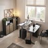Schildmeyer Aktenschrank Metz 702091, anthrazit/Canello Eiche Dekor, 80 x 38,2 x 150 cm Bild 5