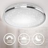 LED-Leuchtmittel B.K.Licht LED Deckenleuchte Chrom rund Ø38cm 24W 2200lm Neutralweiß Bild 2