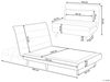 Schlafsofa Polsterbezug seeblau SETTEN Bild 3