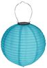 HAC24 LED Lampion 8x Deko Lampenschirm Lampe Party Garten Kugel Laterne, LED fest integriert, Kaltweiß, Bunt, Solar, Ø 20 cm, mit Haken zum Aufhängen Bild 2