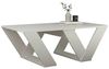 Dmora Couchtisch Jed 110 x 60 x 40 cm Weiß Rechteckig Bild 3