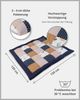 ULLENBOOM ® Baby Krabbeldecke 120x120 cm gepolstert Wale (Made in EU) - Krabbeldecke für Baby mit 100% OEKO-TEX® Baumwolle, ideal als Babydecke & Spieldecke Bild 2