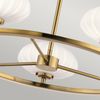 Elstead Lighting QN-PIM5-FXG QUINTIESSE Kronleuchter Pim G9 3W LED IP44 3000K Stahl, Gold; Opalglas Satin satiniert H:13. 9cm Ø71. 1cm dimmbar höhenverstellbar Bild 4