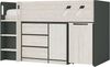 Vente-unique - SAGITI Bett Holz, Platte GrauGrau - B 110,8 cm188,8 cm x H 120,3 cm x L 196 cm Bild 5