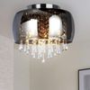 Deckenleuchte, Metall, Chrom, Glas, Kristalle, klar Bild 2