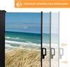 Seitenmarkise ausziehbar links, 160 cm hoch, Seitenrollo mit Fotodruck Ostsee Bild 4