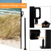 Seitenmarkise ausziehbar links, 160 cm hoch, Seitenrollo mit Fotodruck Ostsee Bild 2