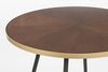 WHITE LABEL LIVING Denise Esstisch Rund mit Messing-Akzenten Ø 91 cm Bild 4