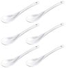 HIT Trading 24302181 Eierlöffel, 12,5 cm, Porzellan, weiß (6er Pack) Bild 1
