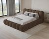 Chilly Möbel Polsterbett Stone Braun Bouclé Stoff 180x200 cm mit Stauraum Quelle 25 Bild 4