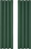 Deconovo Blickdichter Vorhang Lichtundurchlässig Ösen Gardinen Thermo Schlafzimmer, 180x140 cm(HöhexBreite), Waldgrün, 2er Set Bild 4
