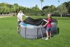 Bestway Poolabdeckung oval, PVC grau, 200x300 cm Bild 2