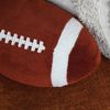 40YARDS Dekokissen American Football Kissen (maßstabsgetreu) - Indoor Football, Weiches Plüschkissen – Größe: 28 x 17 x 17 cm Bild 5