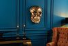 riess-ambiente Wanddekoobjekt SKULL XXL 40cm gold (Einzelartikel, 1 St), Metall · Totenkopf · Deko-Schädel · Schlafzimmer · Wohnzimmer Bild 3