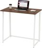 Dripex Faltbar Tisch Schreibtisch Computertisch für Homeoffice Arbeitszimmer Klappbar PC Tisch (Braun) Bild 5