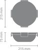 Brabantia Make & Take Salatschüssel Rund Kunststoff Pink 1 3 l Pink Bild 4