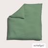 Schlafgut Knitted Jersey Bettwäsche | Bettbezug einzeln 240x220 cm | green-mid Bild 2