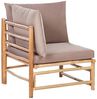Garten-Eckmodul CERRETO Bambusholz Taupe Bild 4