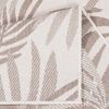 carpet city In- & Outdoor-Teppich Beige, Creme - Wendeteppich - 160x230 cm - Florales Muster - Wetterbeständig für Balkon, Terrasse - Teppiche Modern Indoor Wohnzimmer, Küche Bild 5