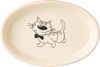 Nobby Futternapf Katzen Keramik Schale oval hellbraun/beige Bild 1