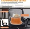 DUMOS Bürostuhl Ergonomisch Schreibtischstuhl mit Lendenwirbelstütze Verstellbaren Armlehnen Drehstuhl Höhenverstellbarer Office Chair Bürostühle Geeignet für Büro und Schlafzimmer Schwarz… Bild 5