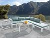 Ecksofa Lounge Set MESSINA Metall Grün Bild 2