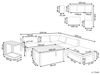Ecksofa Lounge Set MESSINA Metall Grün Bild 3