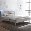 Hasena Dream Pronto Tamara Polsterbett 160x200 Wildbuche natur, geölt 335-Pepe grey Bild 2