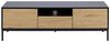 Lowboard 'SEAFORD', Front Wildeiche-Look / Metall Bild 2