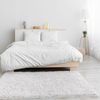 VIMODA Teppich Prime Shaggy Hochflor Einfarbig Weiss Creme Weich für Wohnzimmer, Schlafzimmer, küche, Maße:Ø 120 cm Rund Bild 3