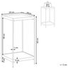 Beistelltisch Glas Kupfer quadratisch 29x29 cm ALSEA groß Bild 3