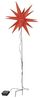 Haushalt International LED-Stern für außen LED Gartenstecker PVC Stern orangerot, 1x warmweiß LED, Timer, Maße: (H): 35 x 90 cm Bild 2