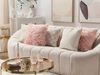 Kissen 2er Set Ohne Muster DAISY Webpelz 45 x 45 cm Rosa Bild 2