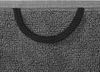 BVB Badetuch BVB Badetuch grau/schwarz 70x180 cm, Bio-Baumwolle (schwarzes BVB-Emblem, 1-St), BVB Badetuch mit Schlaufe Bild 5