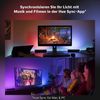 Philips Hue White & Color Ambiance Play Lightbar 2er Pack (500 lm) und Hue Bridge, dimmbare LED-Lightbar für das Hue Lichtsystem mit 16 Mio. Farben, smarte Lichtsteuerung über Sprache oder App,schwarz Bild 5