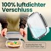 uandu home Frischhaltedose Frischhaltedosen mit Deckel, Vorratsdosen mit Deckel Luftdicht Set, (24er Frischhaltedosen Set, 800ml, 1400ml, 2000ml), Frischhaltedosen Set, Meal Prep Boxen, BPA Free Kunststoff Bild 5