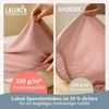 Laleni Premium Spannbettlaken Stubenwagen rechteckig 42x81 cm - Oeko-Tex Zertifiziert, 100% Baumwolle, atmungsaktives Spannbetttuch Jersey Baby, 150 g/m², Rosa Bild 4