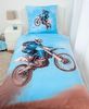 Motocross Bettwäsche Set 2tlg. 135x200 cm 100% Microfaser Bild 2
