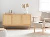 Sideboard mit 3 Türen NIVO 70 cm Heller Holzfarbton Bild 2