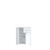 Kommode >TEMPRA2< 2 Türen, 2 Schübe, in Weiss - 73,7x85,5x34,8cm (BxHxT) Bild 5