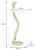 riess-ambiente Beistelltisch WILDLIFE COBRA 65cm gold / weiß · Wohnzimmertisch mit Marmor-Platte (Einzelartikel, 1-St), rund · handmade · Metall-Gestell · Schlangen-Skulptur · Design Bild 3